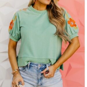 Annie Green Embroidered top